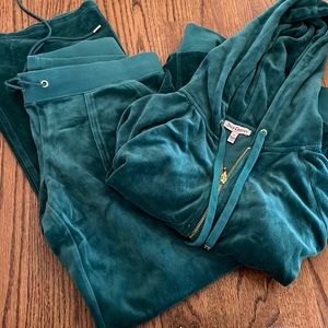 Juicy Velour set (teal green)